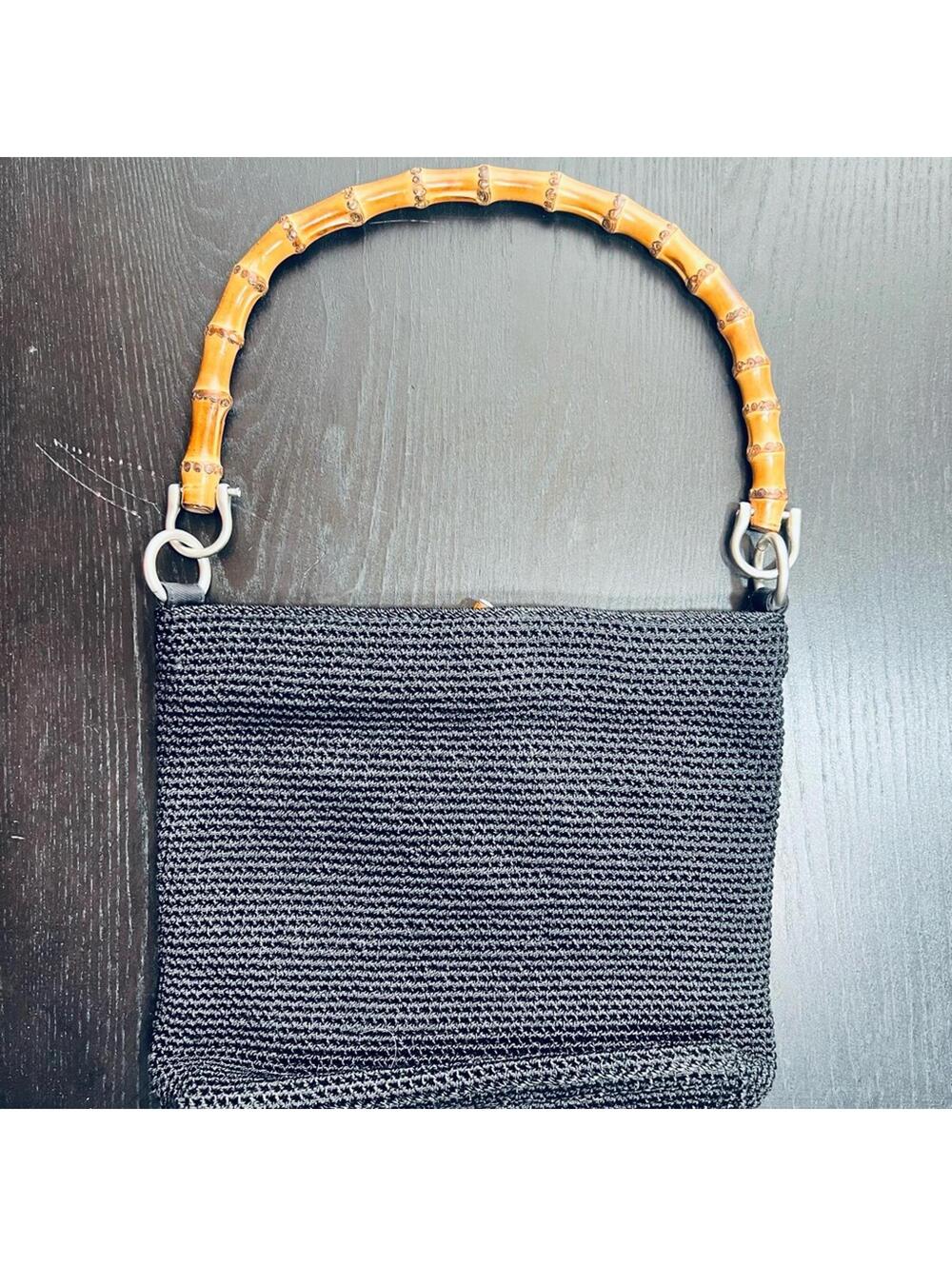 The Sak Black and Brown Textured Shoulder Bag